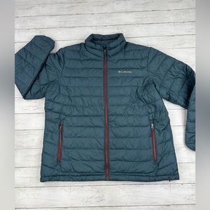 Columbia Men’s Size XL Teal Full Zip Jacket Thermal Coil